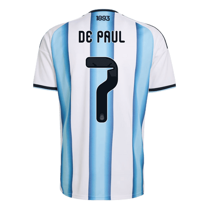 DE PAUL #7 Men's Argentina World Cup 2026 Home Soccer Jersey [PREMIUM]