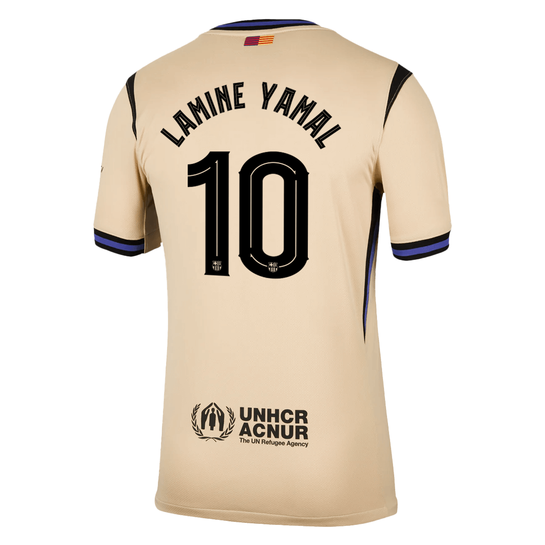 LAMINE YAMAL #10 Men's Barcelona UCL 2025/26 Away Soccer Jersey