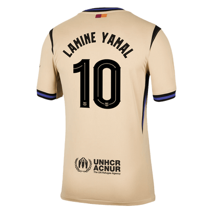 LAMINE YAMAL #10 Men's Barcelona UCL 2025/26 Away Soccer Jersey