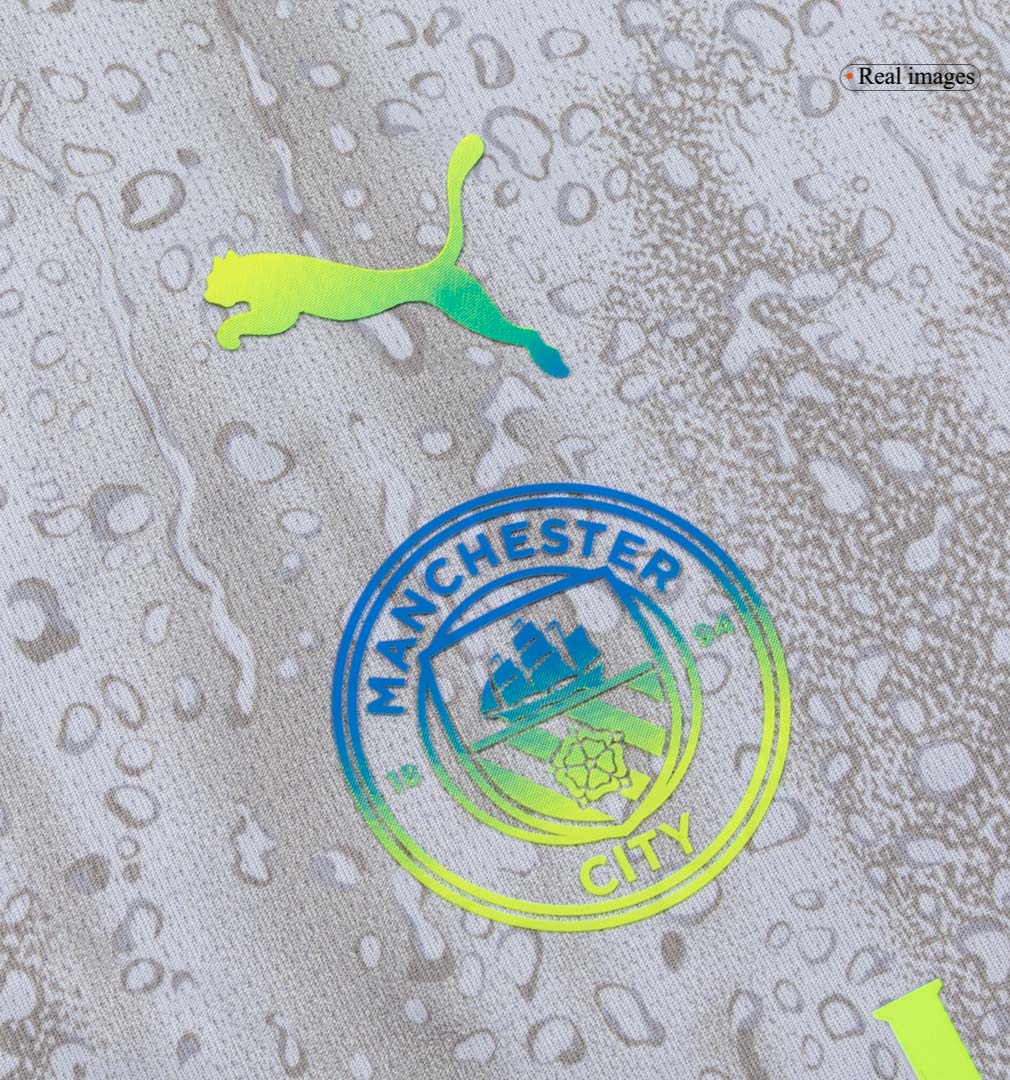 Kid's Manchester City 2025/26 Third Away Soccer Jersey Kit