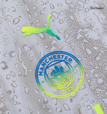 Kid's Manchester City 2025/26 Third Away Soccer Jersey Full Kit