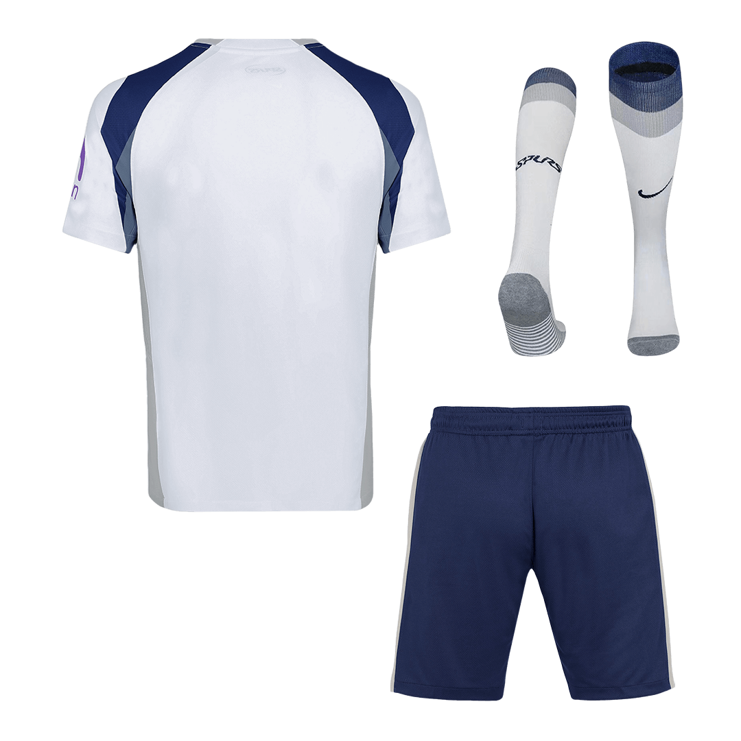 Men's Tottenham Hotspur 2025/26 Home Soccer Jersey Full Kit
