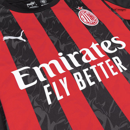 Men's AC Milan 2025/26 Home Soccer Jersey Full Kit [PREMIUM]