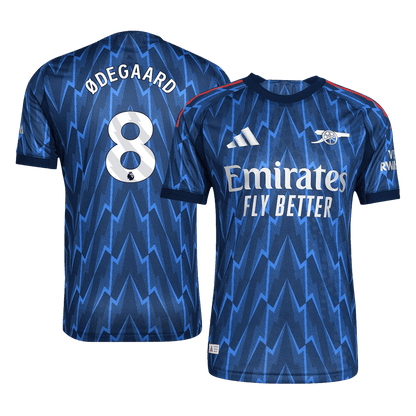 ØDEGAARD #8 Men's Arsenal 2025/26 Player Version Away Soccer Jersey - Slim Fit
