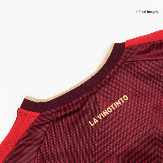 Men's Venezuela World Cup 2026 Player Version Home Soccer Jersey - Slim Fit