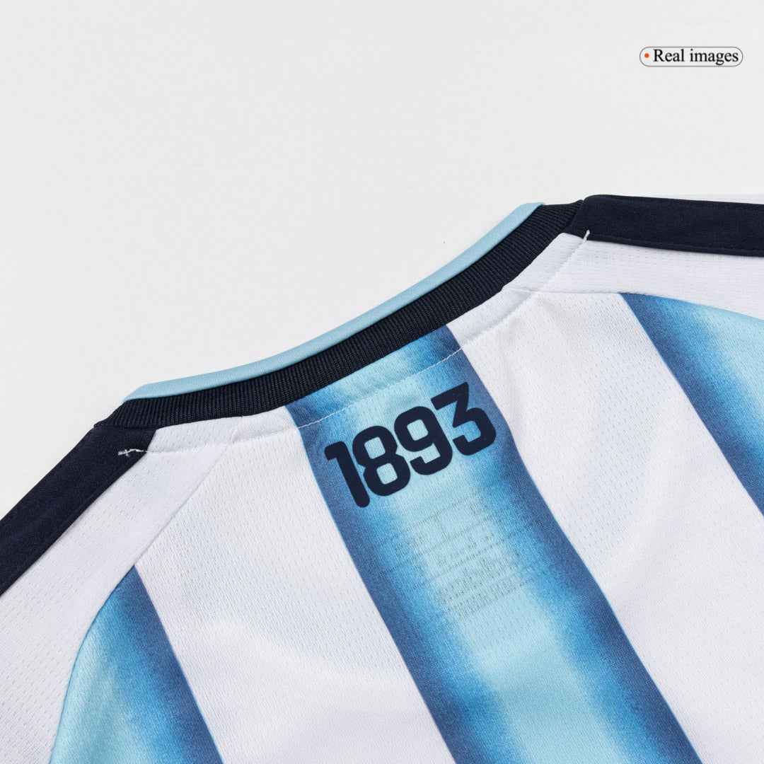 Kid's J.ÁLVAREZ #9 Argentina World Cup 2026 Home Soccer Jersey Kit [PREMIUM]