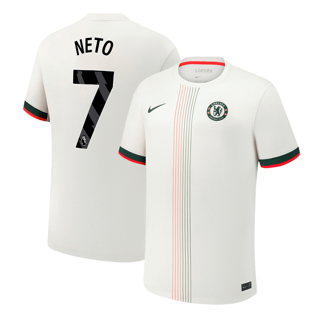 NETO #7 Men's Chelsea 2025/26 Away Soccer Jersey