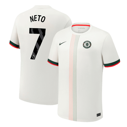 NETO #7 Men's Chelsea 2025/26 Away Soccer Jersey