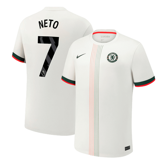 NETO #7 Men's Chelsea 2025/26 Away Soccer Jersey