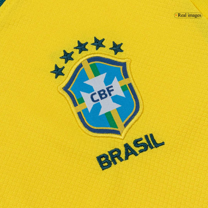 Kid's Brazil World Cup 2026 Home Soccer Jersey Kit