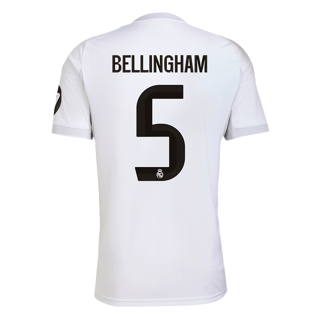 BELLINGHAM #5 Men's Real Madrid 2025/26 Home Soccer Jersey [PREMIUM]