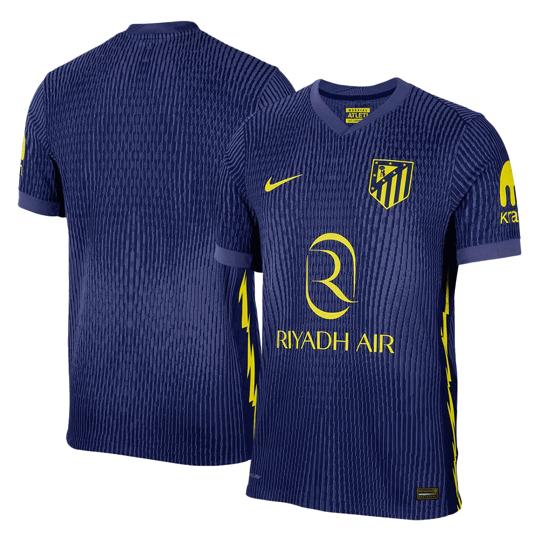 Men's Atletico Madrid 2025/26 Player Version Away Soccer Jersey - Slim Fit