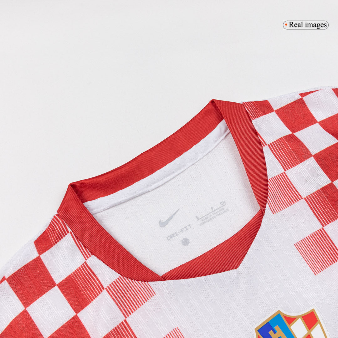 MODRIĆ #10 Men's Croatia World Cup 2026 Player Version Home Soccer Jersey - Slim Fit