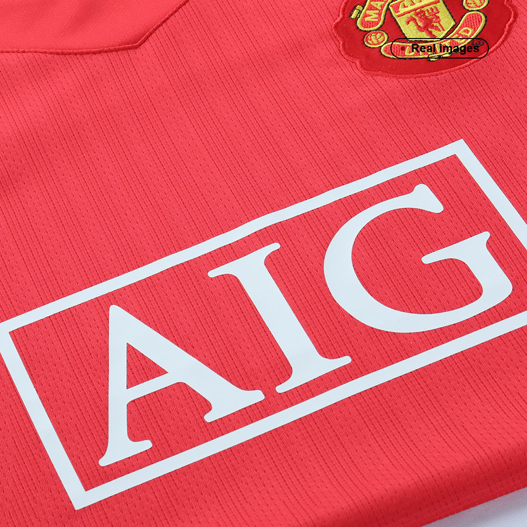 Retro ROONEY #10 Men's Manchester United 2007/08 Home Soccer Jersey