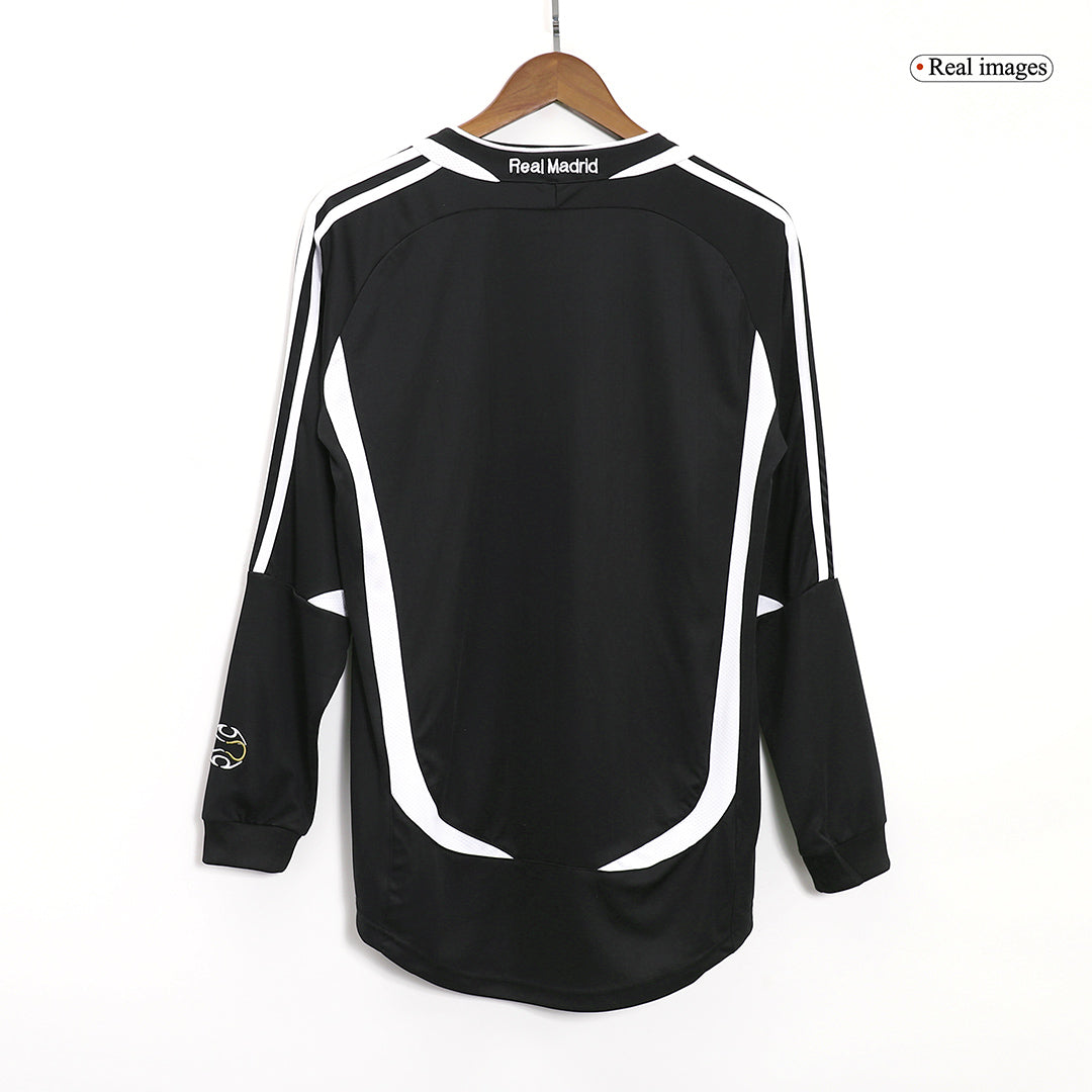 Retro Men's Real Madrid 2006/07 Away Long Sleeve Soccer Jersey