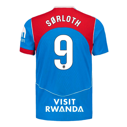 SØRLOTH #9 Men's Atletico Madrid 2025/26 Player Version Third Away Soccer Jersey - Slim Fit