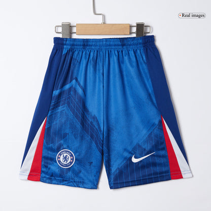 Kid's Chelsea 2025/26 Home Soccer Jersey Kit