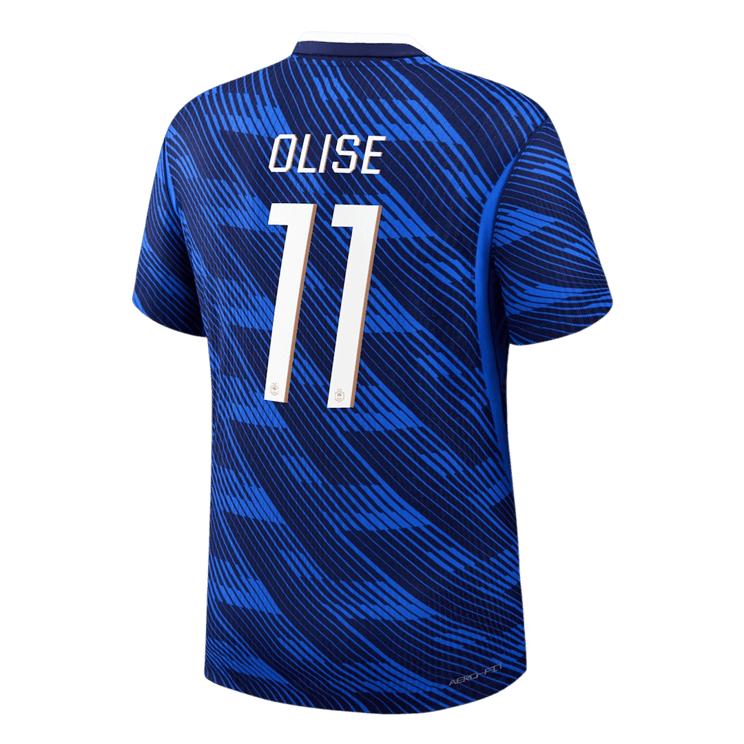 OLISE #11 Men's France World Cup 2026 Player Version Home Soccer Jersey - Slim Fit