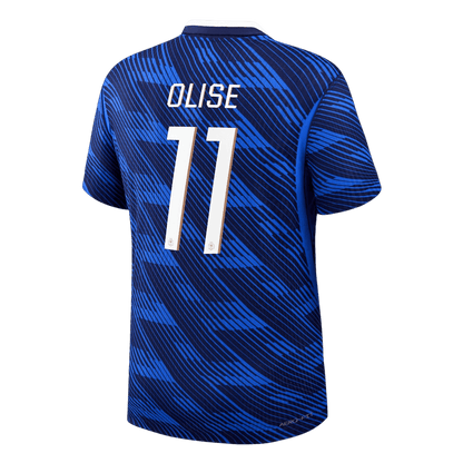 OLISE #11 Men's France World Cup 2026 Player Version Home Soccer Jersey - Slim Fit