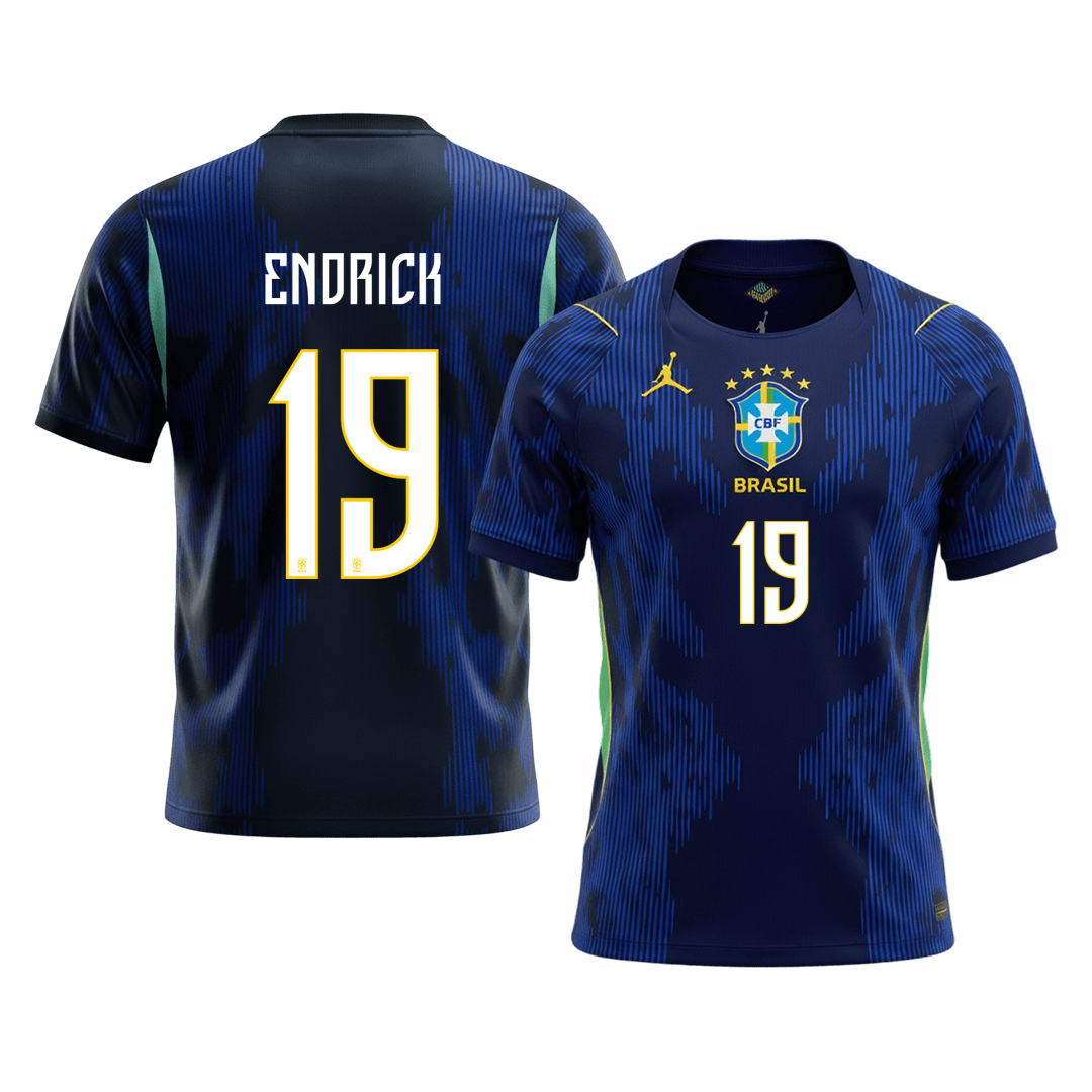 ENDRICK #19 Men's Brazil World Cup 2026 Away Soccer Jersey