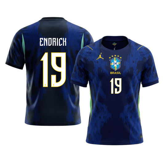 ENDRICK #19 Men's Brazil World Cup 2026 Away Soccer Jersey