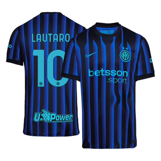 LAUTARO #10 Men's Inter Milan 2025/26 Home Soccer Jersey