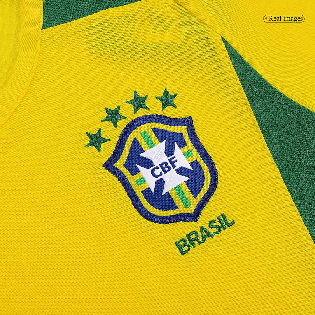 Retro CAFU #2 Men's Brazil 2002/03 Home Soccer Jersey