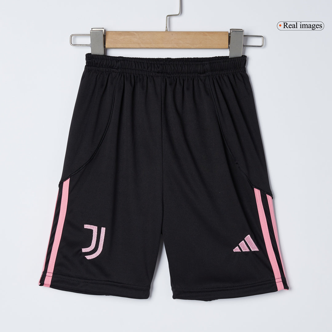 Kid's Juventus 2025/26 Home Soccer Jersey Full Kit