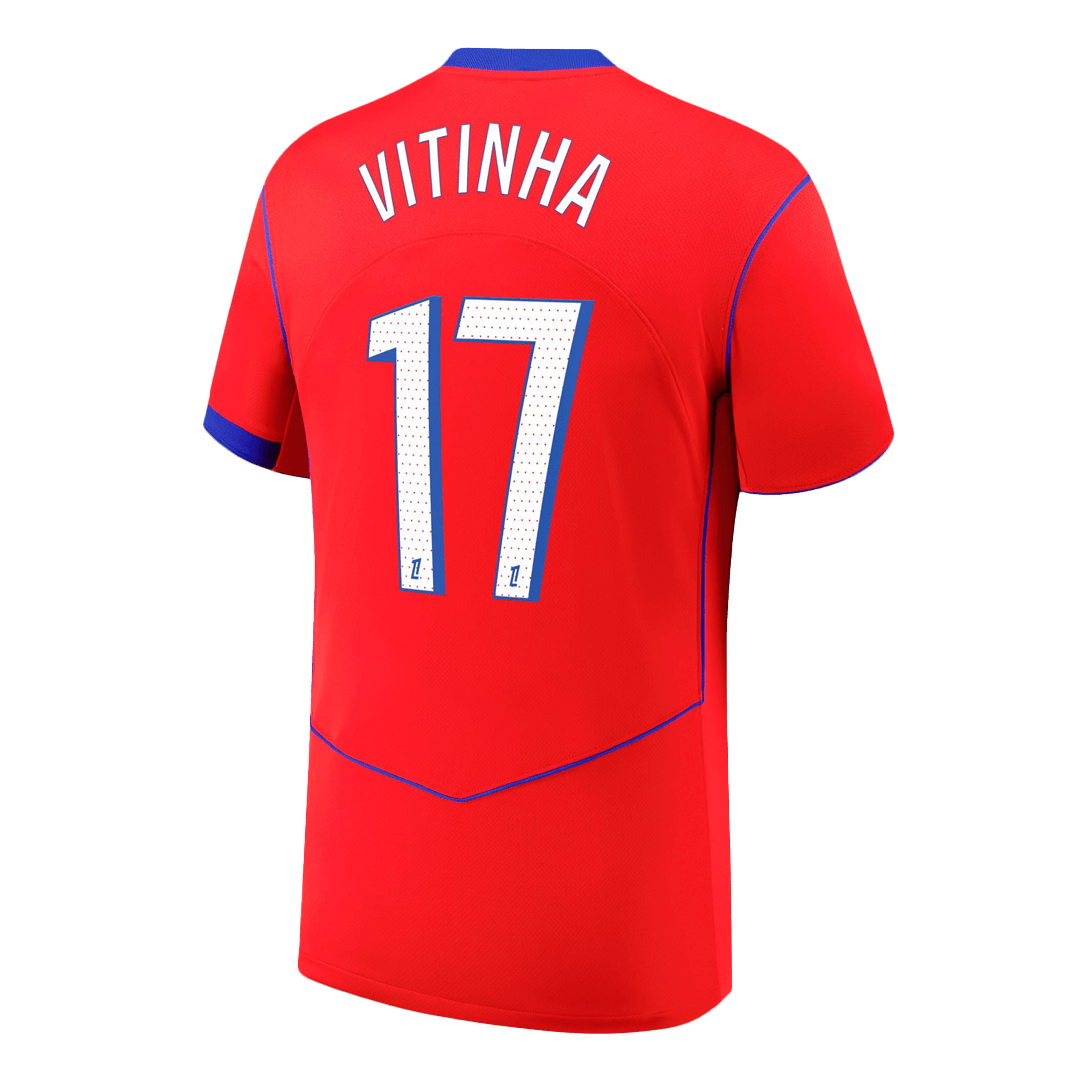 VITINHA #17 Men's PSG 2025/26 Third Away Soccer Jersey