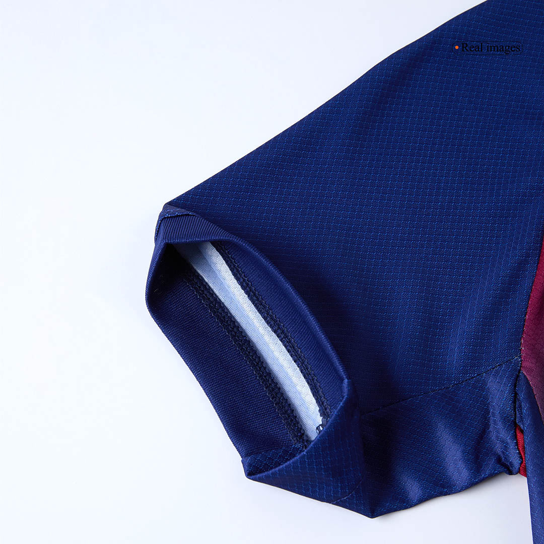 Kid's Barcelona 2025/26 Home Soccer Jersey Kit [PREMIUM]