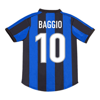 Retro BAGGIO #10 Men's Inter Milan 1999/00 Home Soccer Jersey