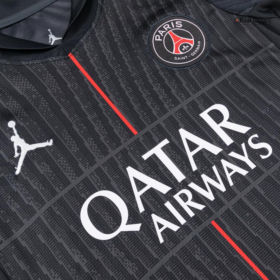 Kid's PSG 2025/26 Fourth Away Soccer Jersey Kit