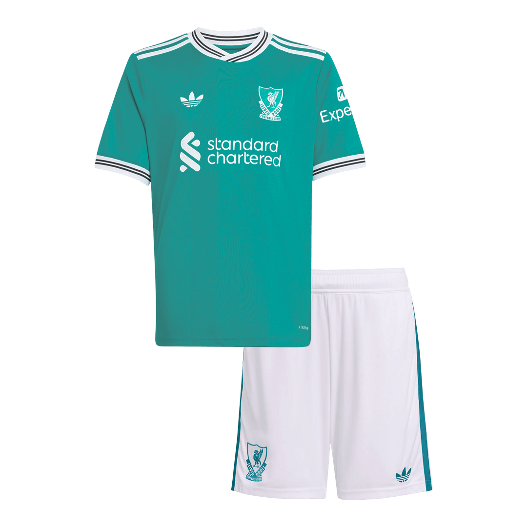 Kid's Liverpool 2025/26 Third Away Soccer Jersey Kit