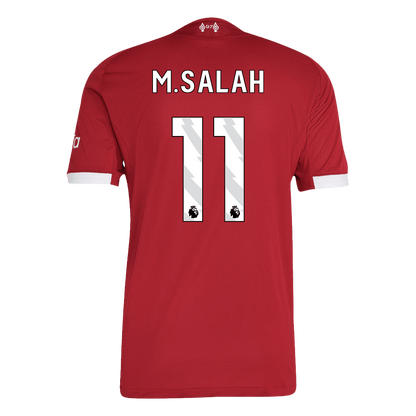 M.SALAH #11 Men's Liverpool 2025/26 Player Version Home Soccer Jersey - Slim Fit