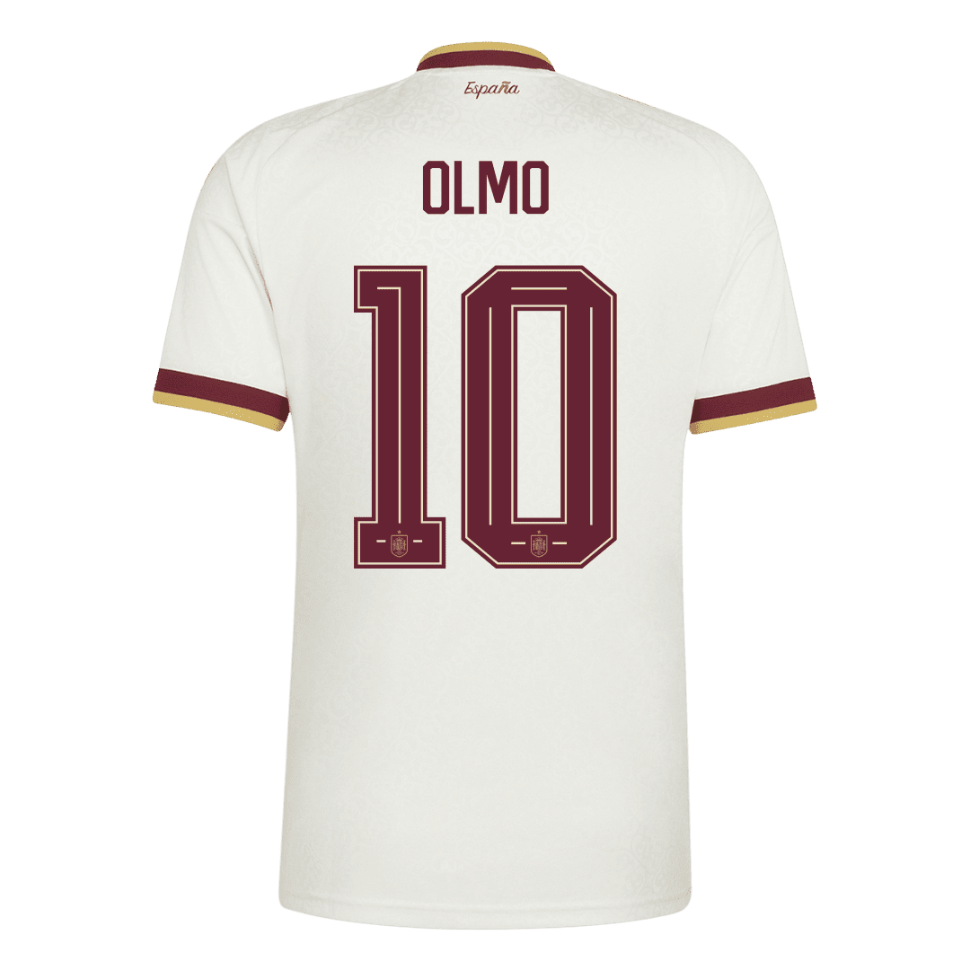 OLMO #10 Men's Spain World Cup 2026 Champion Edition Away Soccer Jersey