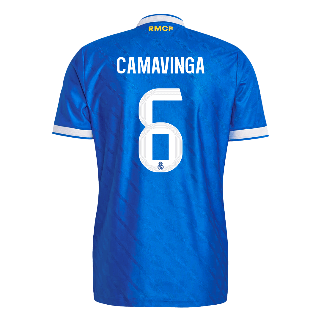 CAMAVINGA #6 Men's Real Madrid 2025/26 Player Version Third Away Soccer Jersey - Slim Fit