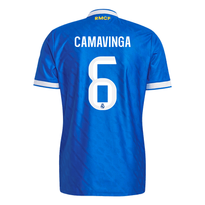 CAMAVINGA #6 Men's Real Madrid 2025/26 Player Version Third Away Soccer Jersey - Slim Fit