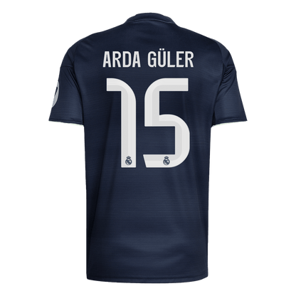 ARDA GÜLER #15 Men's Real Madrid 2025/26 Away Soccer Jersey [PREMIUM]