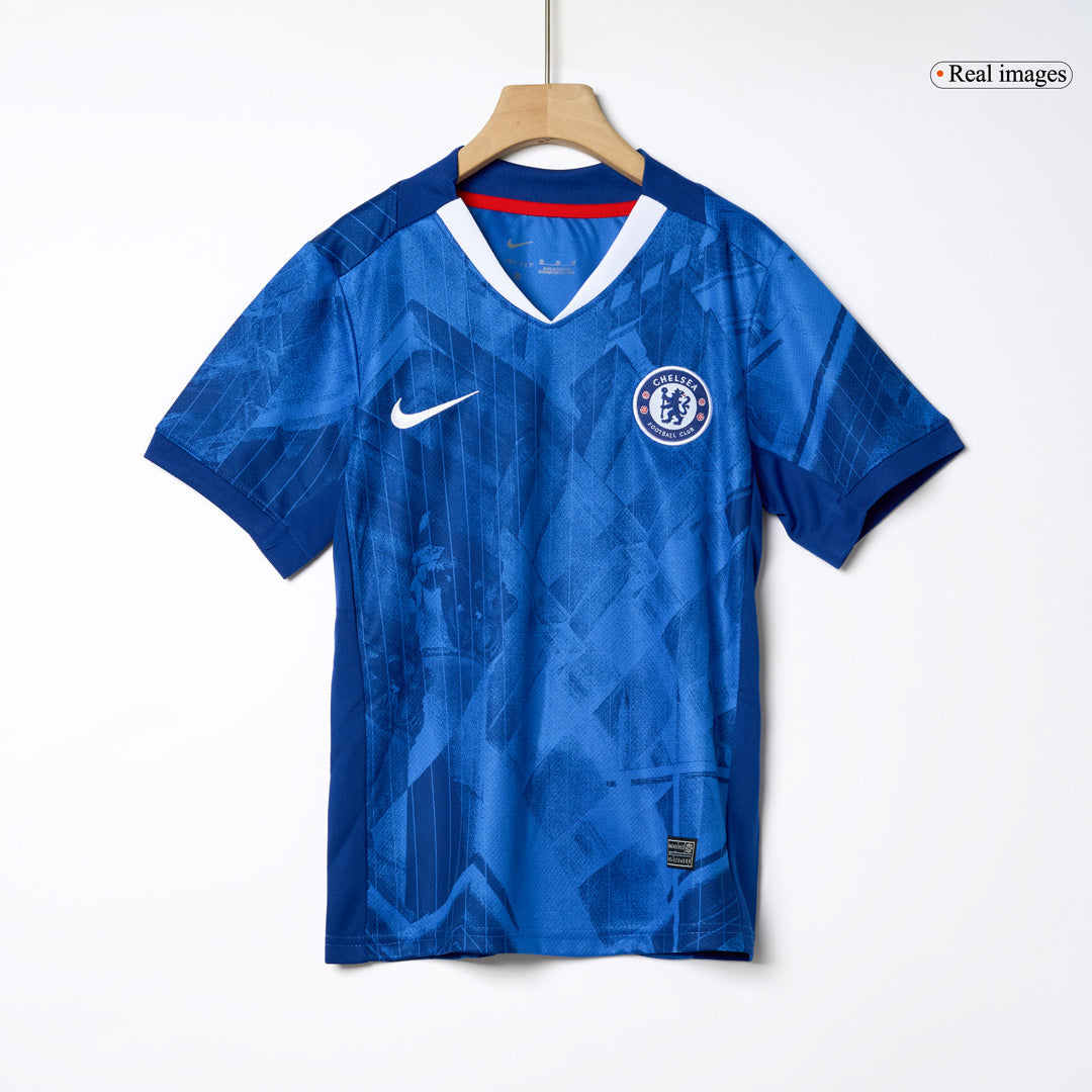 Kid's Chelsea 2025/26 Home Soccer Jersey Kit