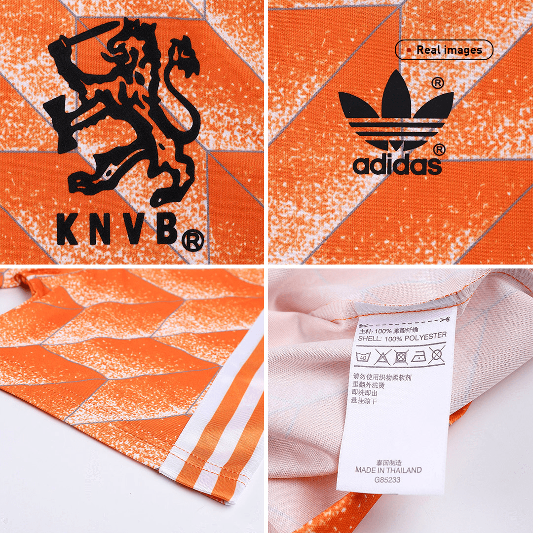 Retro Men's Netherlands 1988 Home Soccer Jersey