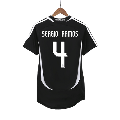 Retro SERGIO RAMOS #4 Men's Real Madrid 2006/07 Away Soccer Jersey