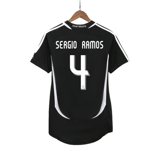 Retro SERGIO RAMOS #4 Men's Real Madrid 2006/07 Away Soccer Jersey
