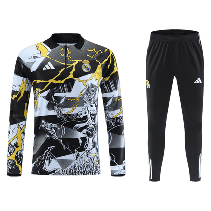 Kid's Real Madrid 2025/26 Zipper Sweatshirt Kit