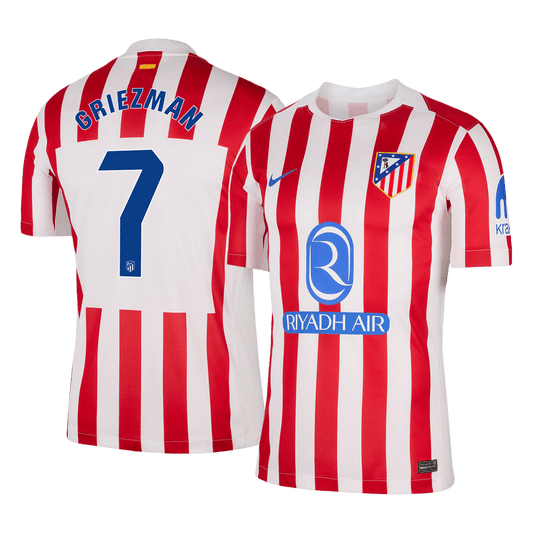 GRIEZMANN #7 Men's Atletico Madrid 2025/26 Home Soccer Jersey