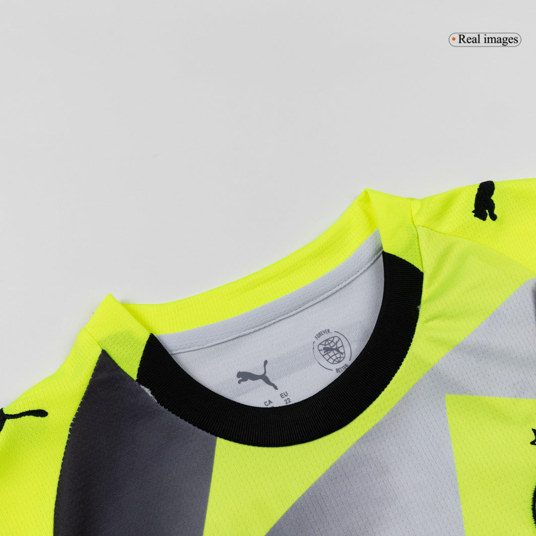 Kid's Borussia Dortmund 2025/26 Away Soccer Jersey Kit