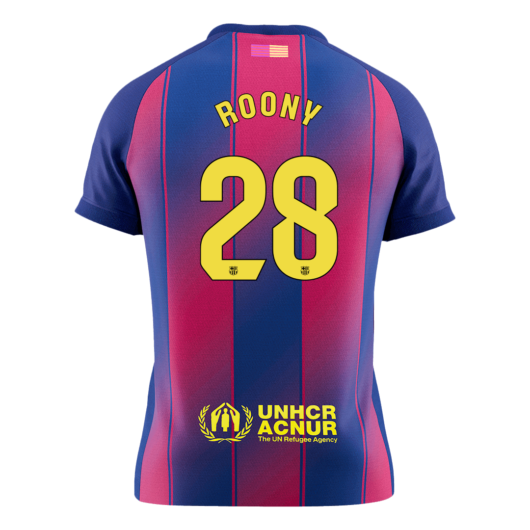 ROONY #28 Men's Barcelona 2025/26 Home Soccer Jersey [PREMIUM]