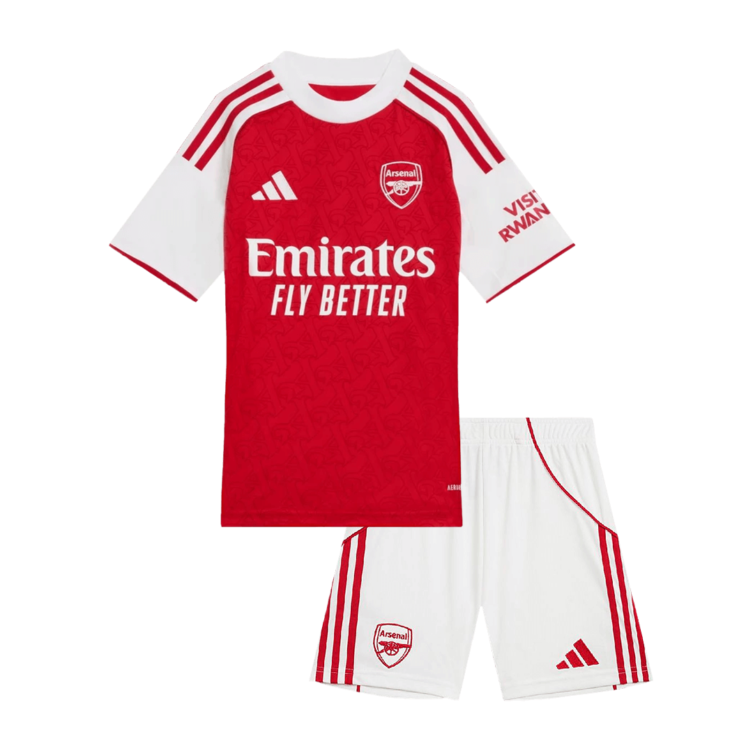 Kid's Arsenal 2025/26 Home Soccer Jersey Kit