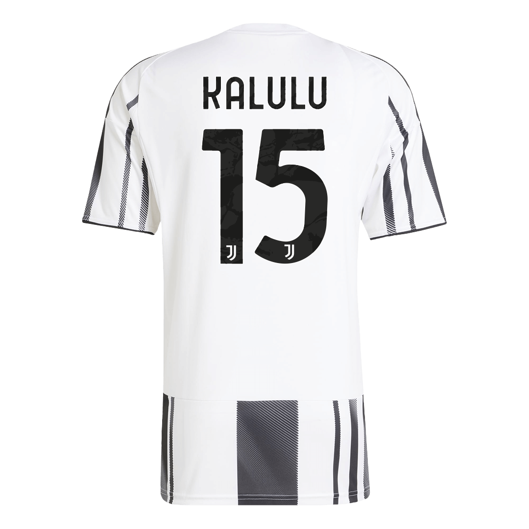 KALULU #15 Men's Juventus 2025/26 Home Soccer Jersey