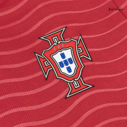 Men's Portugal World Cup 2026 Home Long Sleeve Soccer Jersey