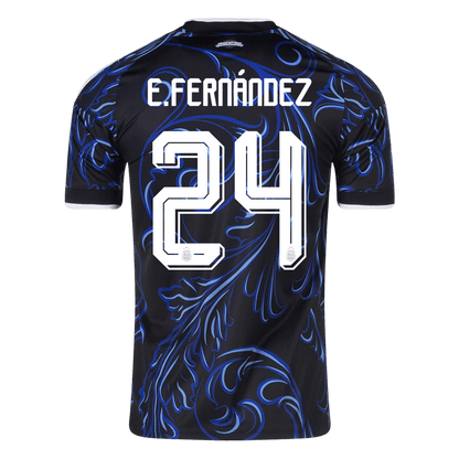 E. FERNÁNDEZ #24 Men's Argentina World Cup 2026 Away Soccer Jersey